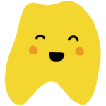 yellow giggle tooth